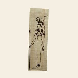 papyrus égyptien pour marque page serket