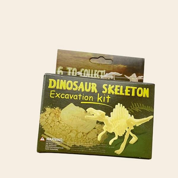 bloc fouille dinosaure