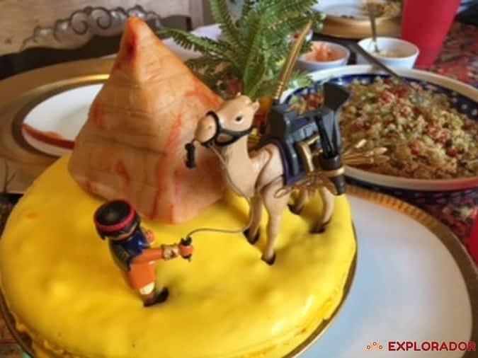 gateau egypte antique pyramide