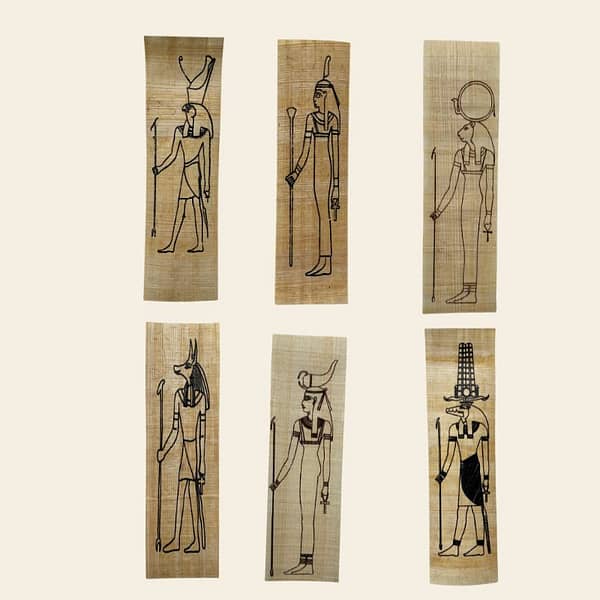 Marque-page papyrus à colorier (unité)