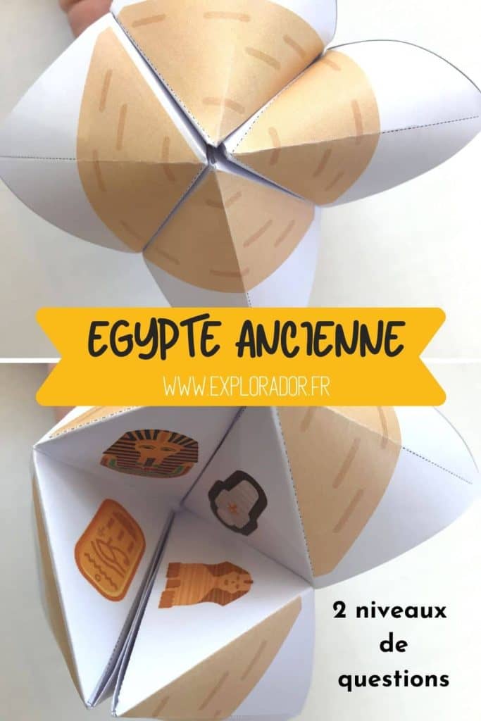 activite egypte cocotte explorador